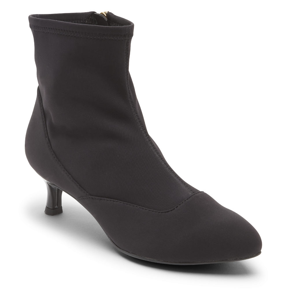 Rockport Boots Dame Svart - Total Motion Alaiya Stretch - QFXC10394